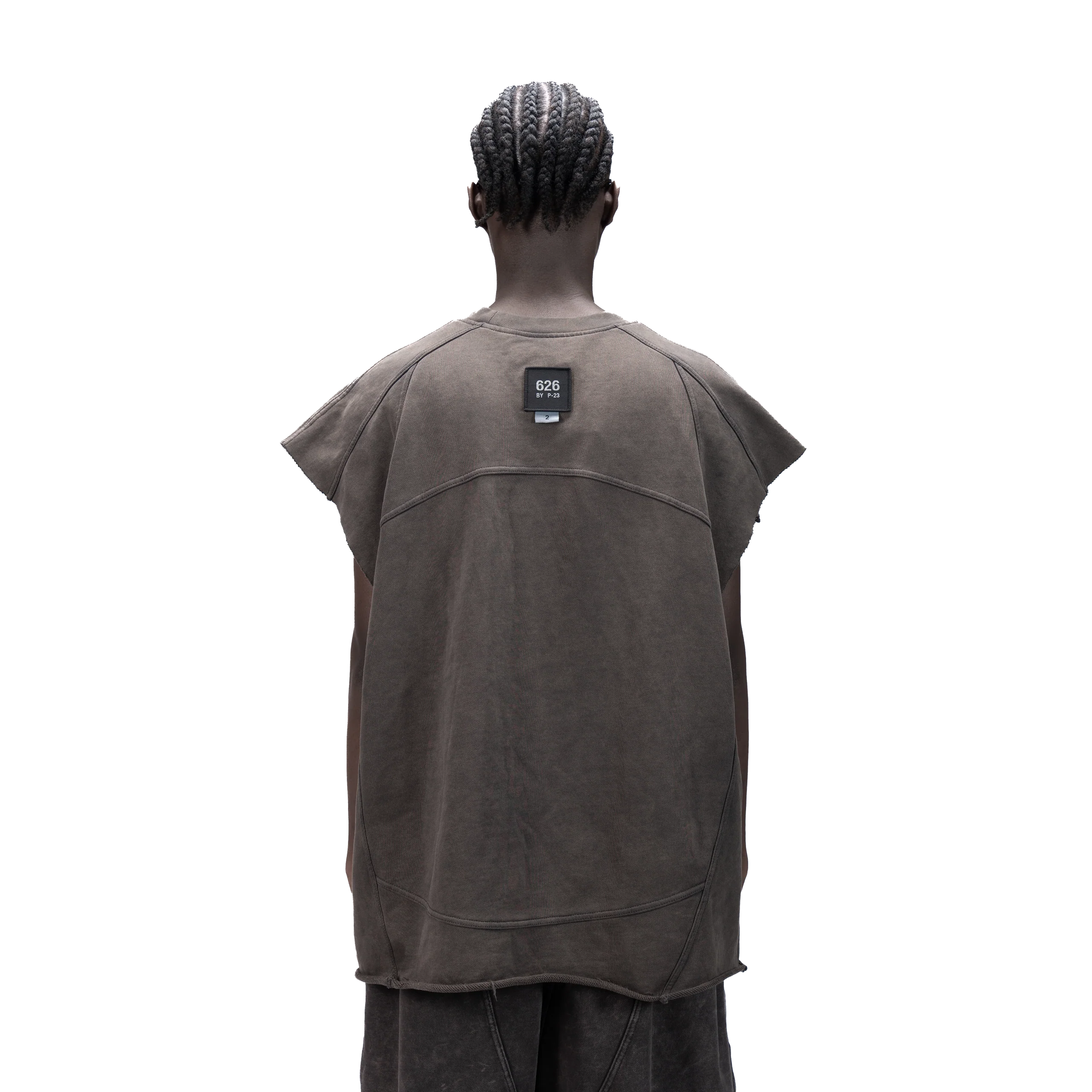 626 BAT PANEL TANK TOP - GREY