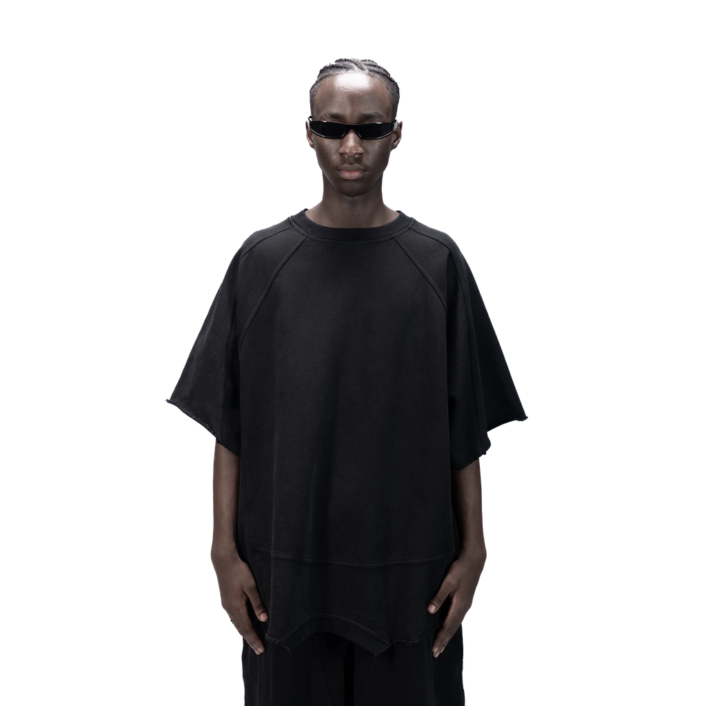 626 BAT PANEL T-SHIRT - BLACK