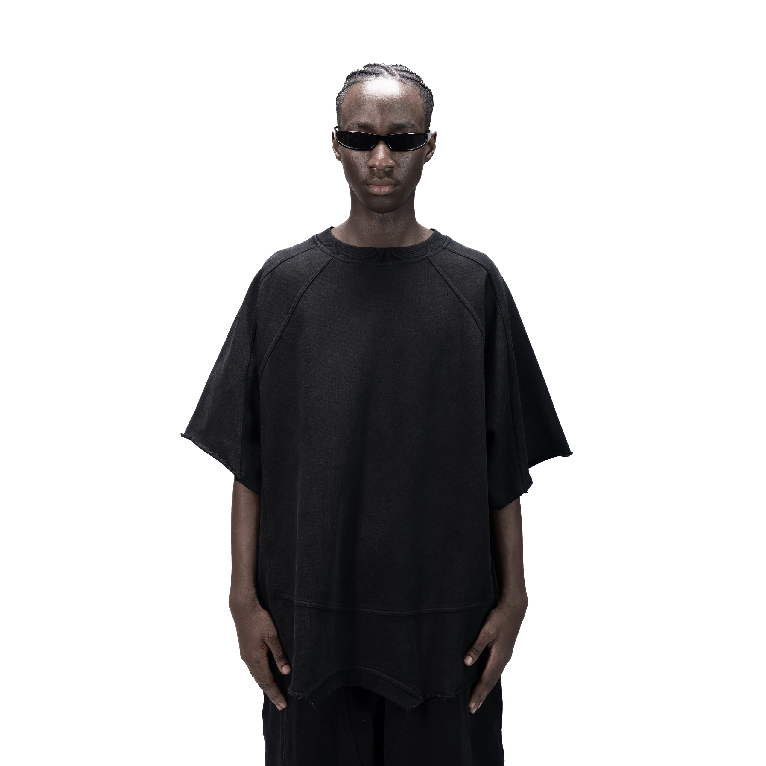 626 BAT PANEL T-SHIRT - BLACK