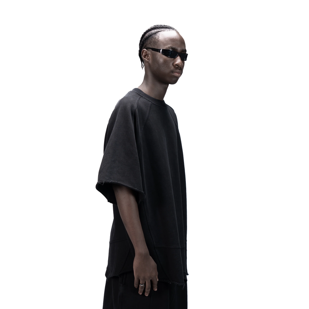 626 BAT PANEL T-SHIRT - BLACK