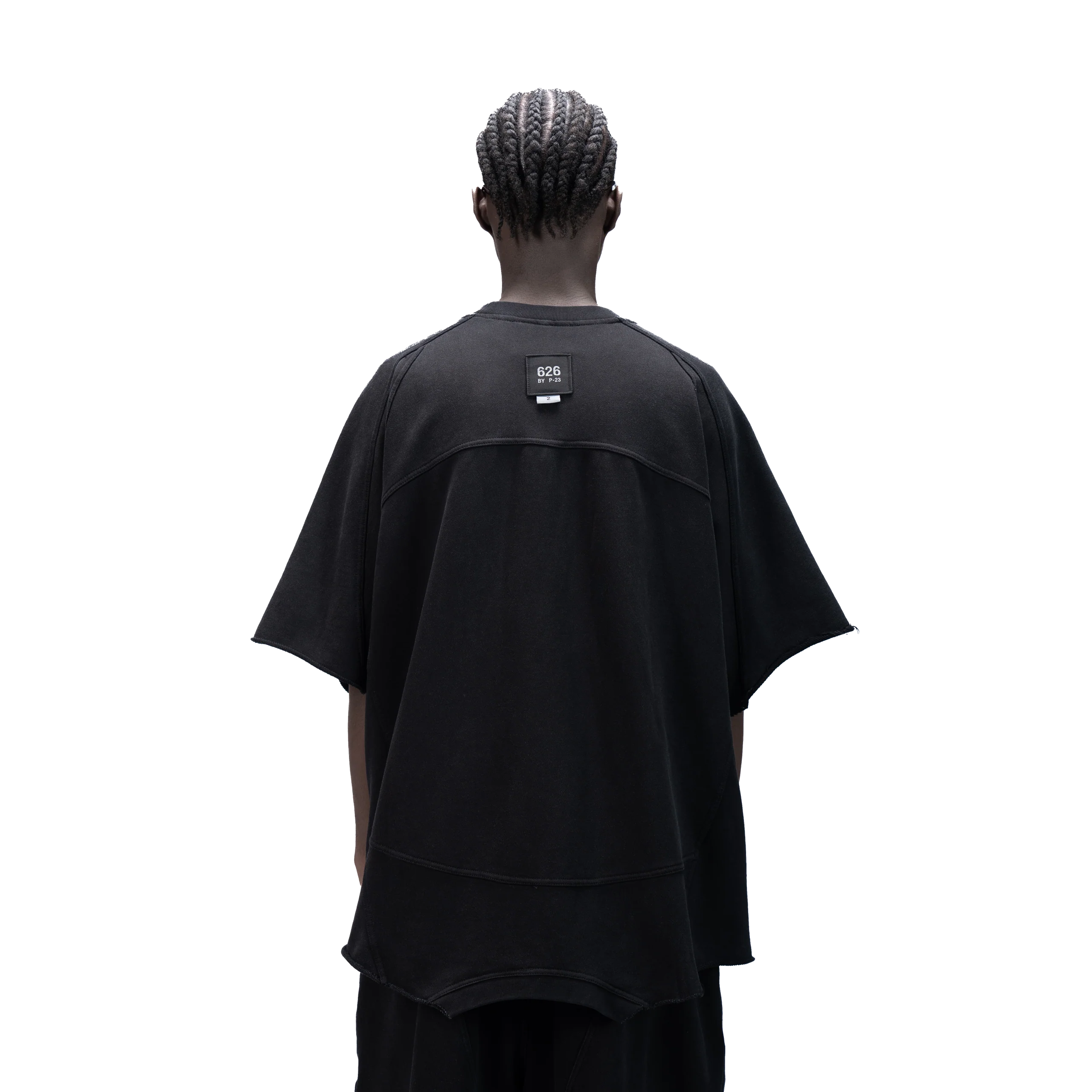 626 BAT PANEL T-SHIRT - BLACK