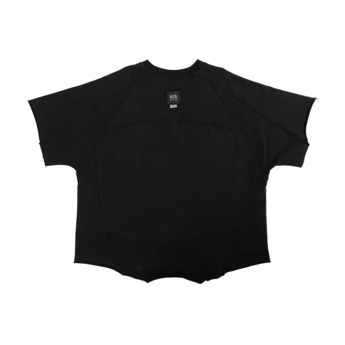 626 BAT PANEL T-SHIRT - BLACK