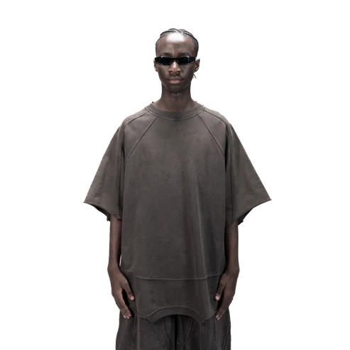 626 BAT PANEL T-SHIRT - GREY