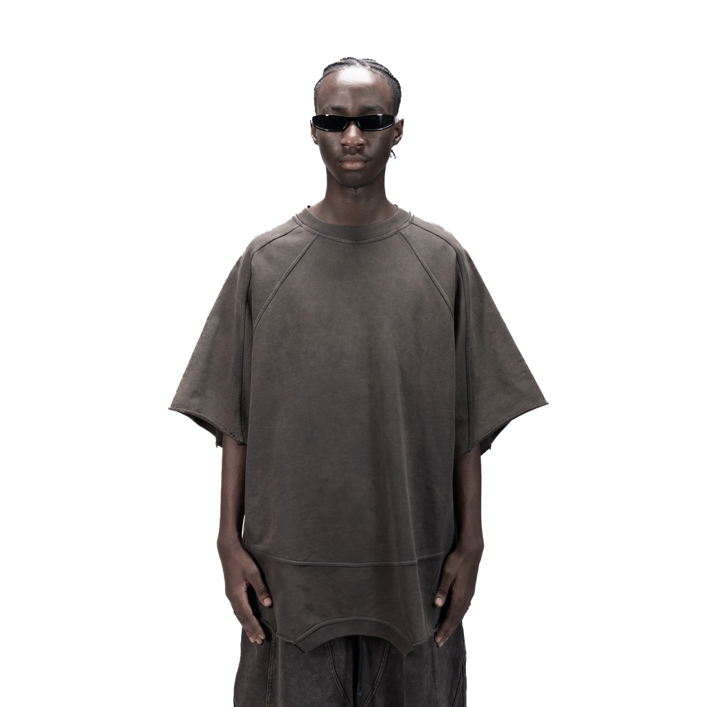 626 BAT PANEL T-SHIRT - GREY
