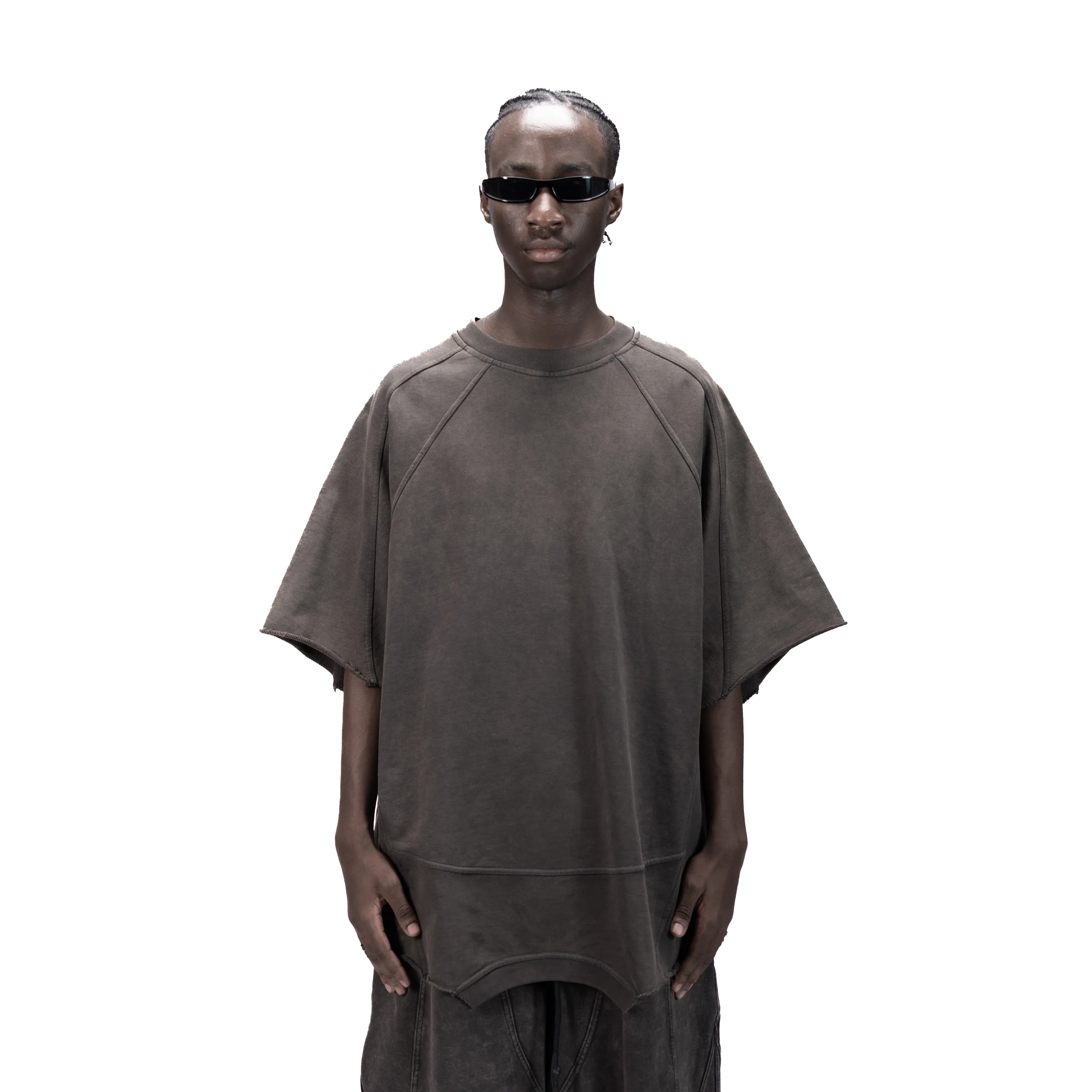 626 BAT PANEL T-SHIRT - GREY