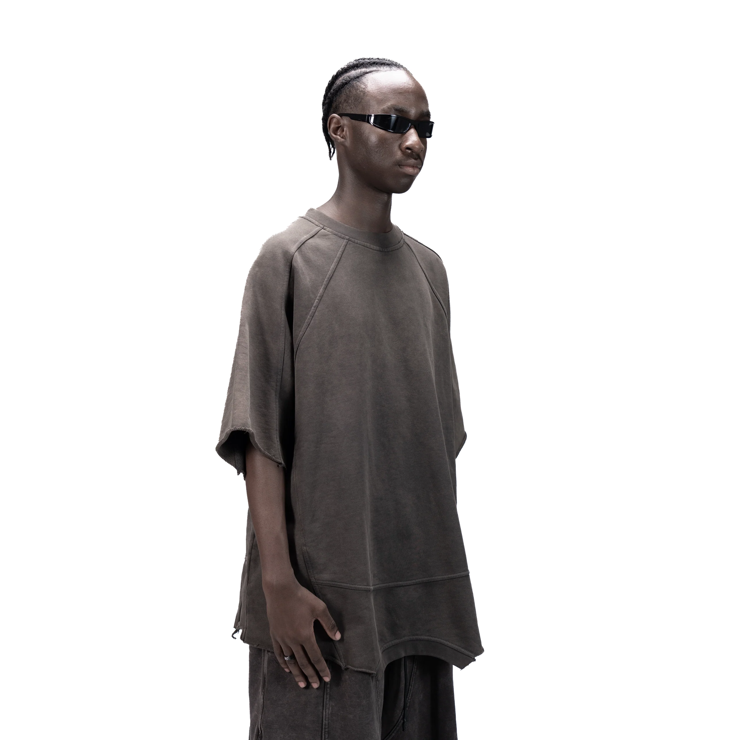 626 BAT PANEL T-SHIRT - GREY