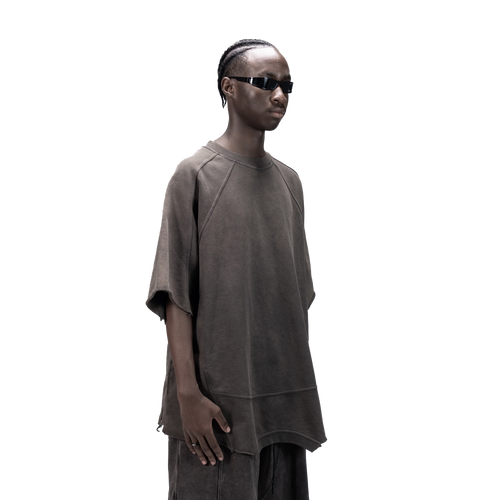 626 BAT PANEL T-SHIRT - GREY