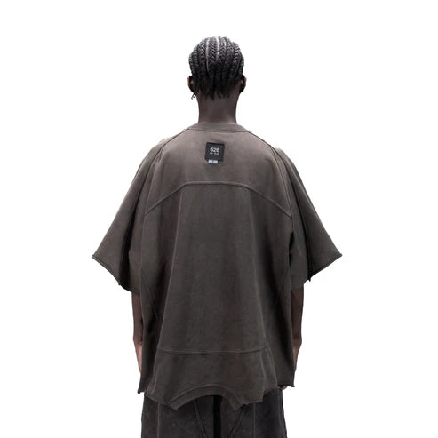 626 BAT PANEL T-SHIRT - GREY