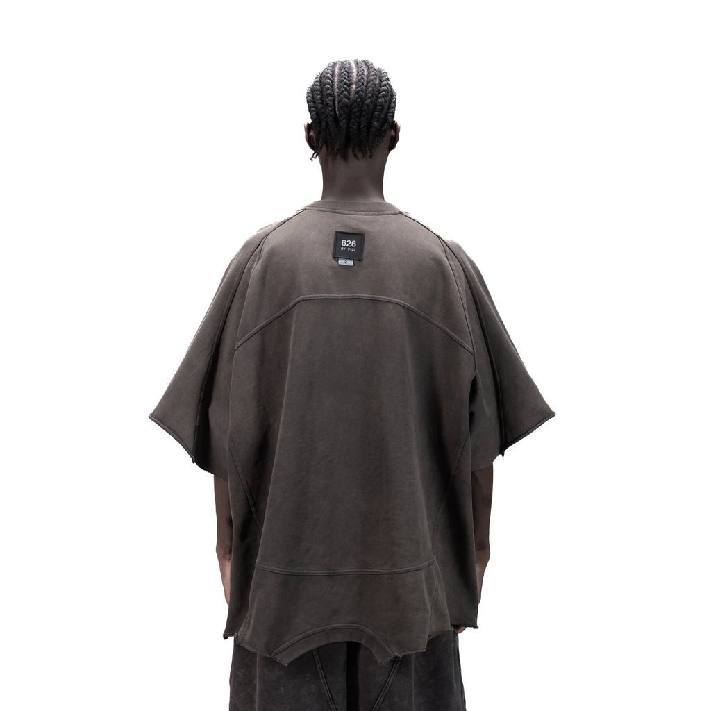 626 BAT PANEL T-SHIRT - GREY