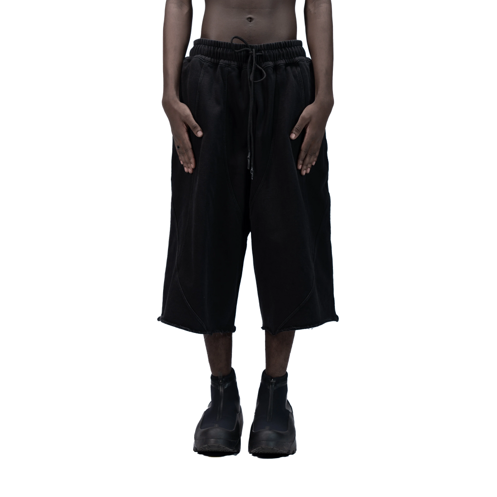 626 BAT PANEL JORTS - BLACK