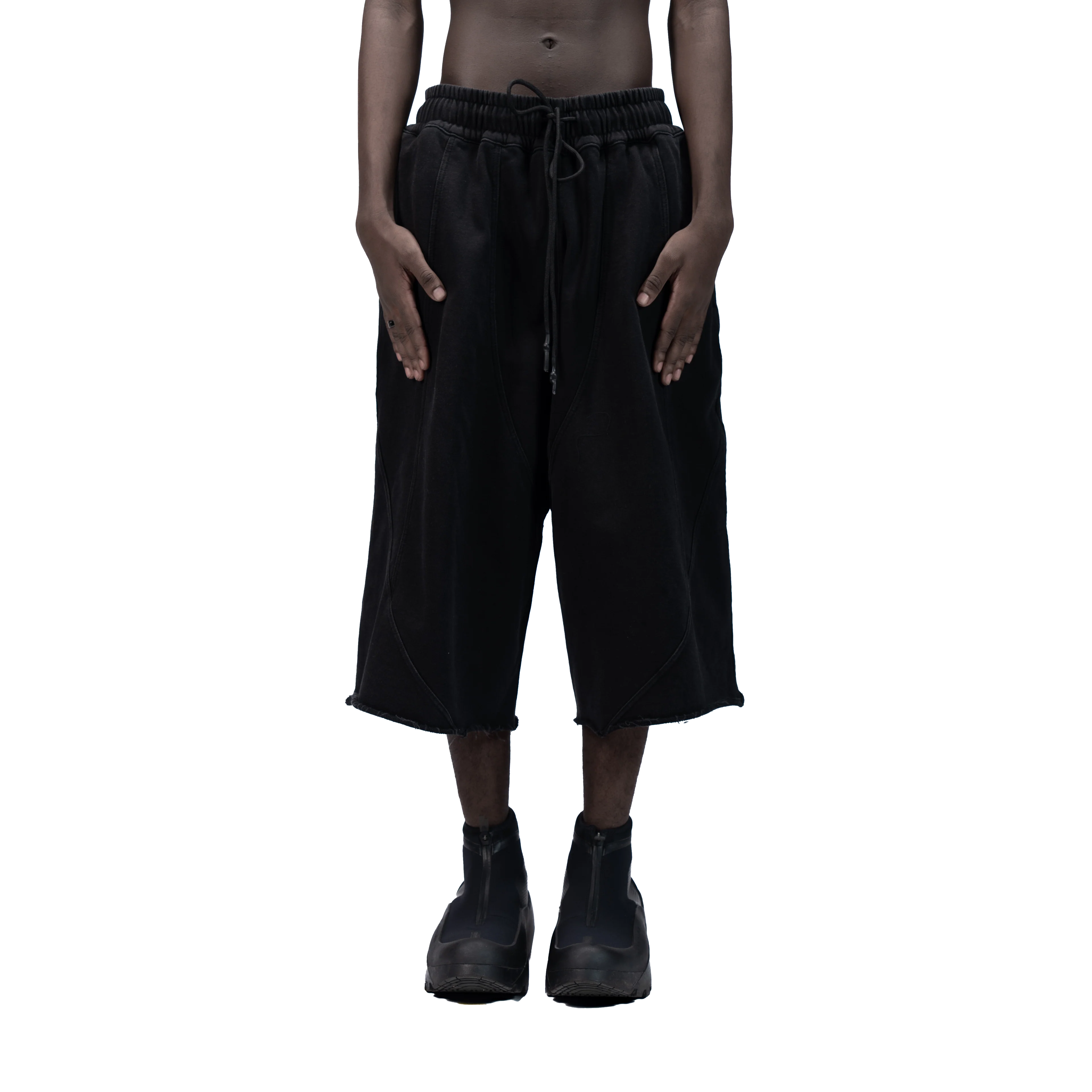 626 BAT PANEL JORTS - BLACK