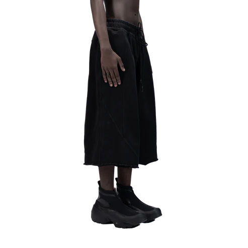 626 BAT PANEL JORTS - BLACK