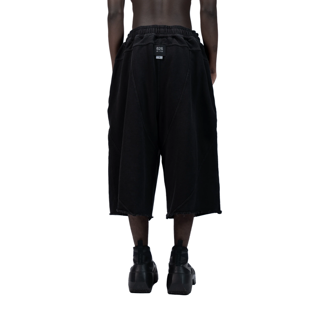 626 BAT PANEL JORTS - BLACK