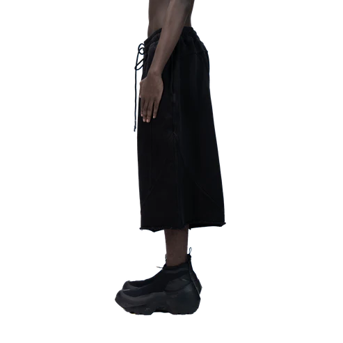 626 BAT PANEL JORTS - BLACK