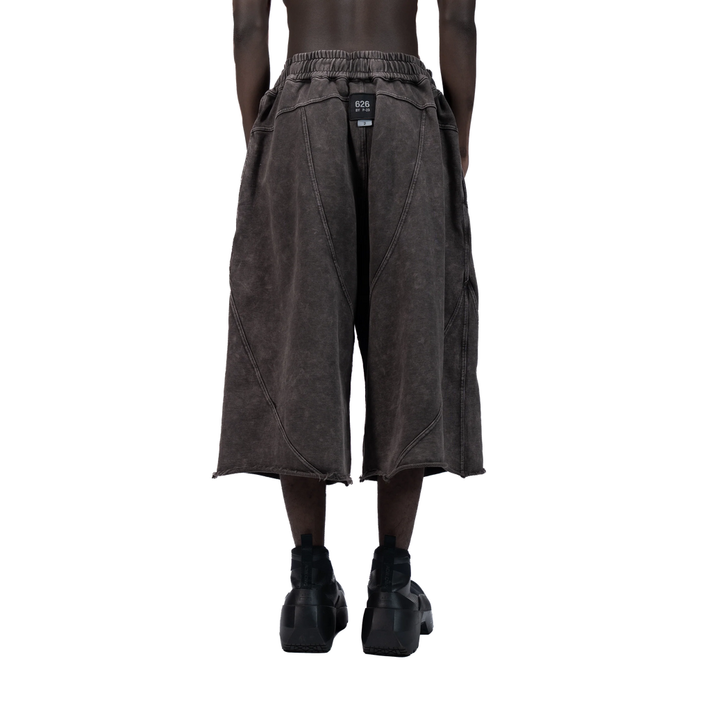 626 BAT PANEL JORTS - GREY