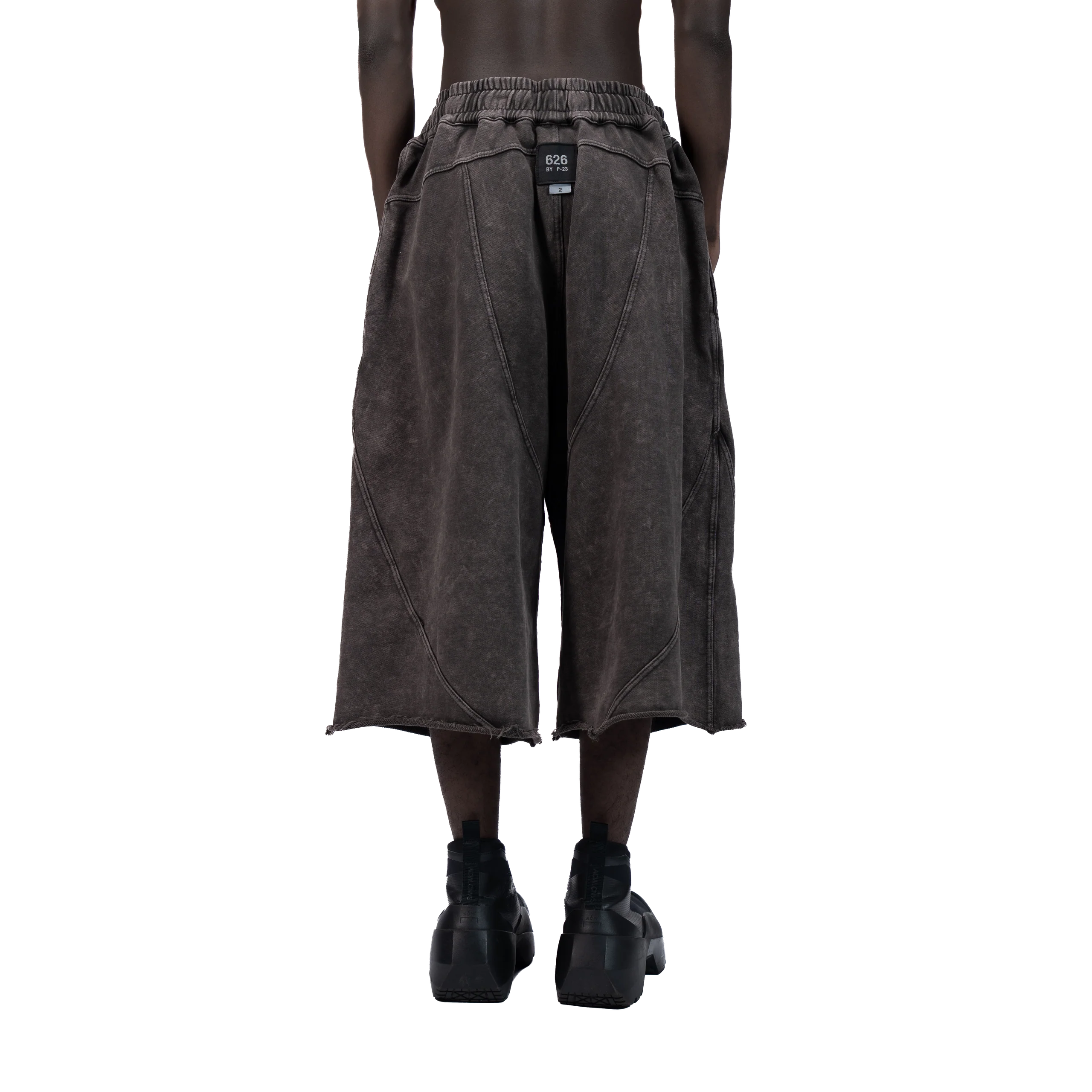 626 BAT PANEL JORTS - GREY