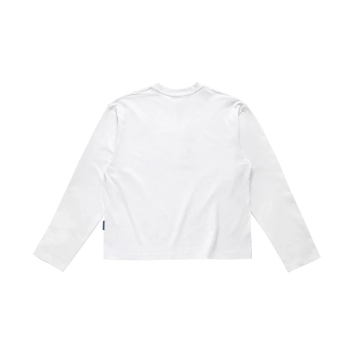 PUSH PUSH I LOVE PP LONG SLEEVE TEE WHITE