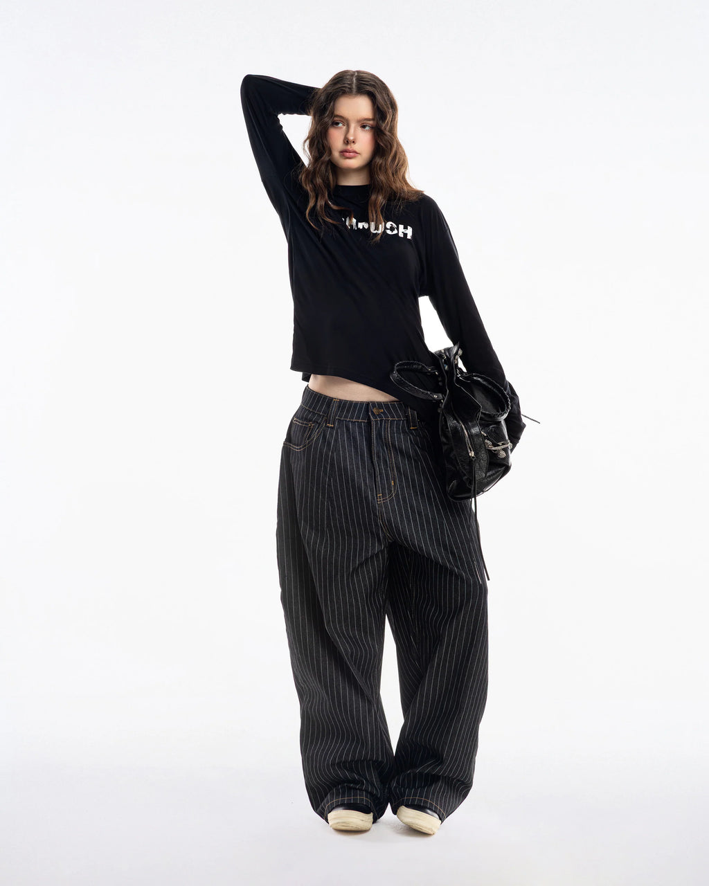 SOFT LONG SLEEVE TEE BLACK