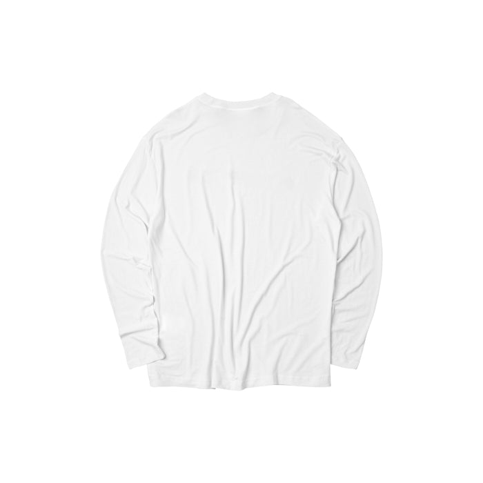 SOFT LONG SLEEVE TEE WHITE