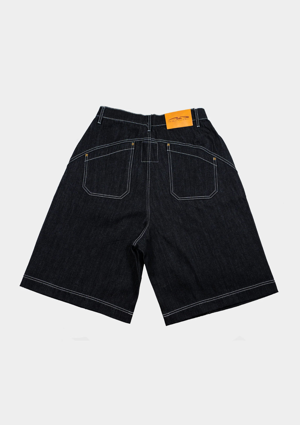 DRIFT LINE WIDE FIT SHORTS DENIM BLACK