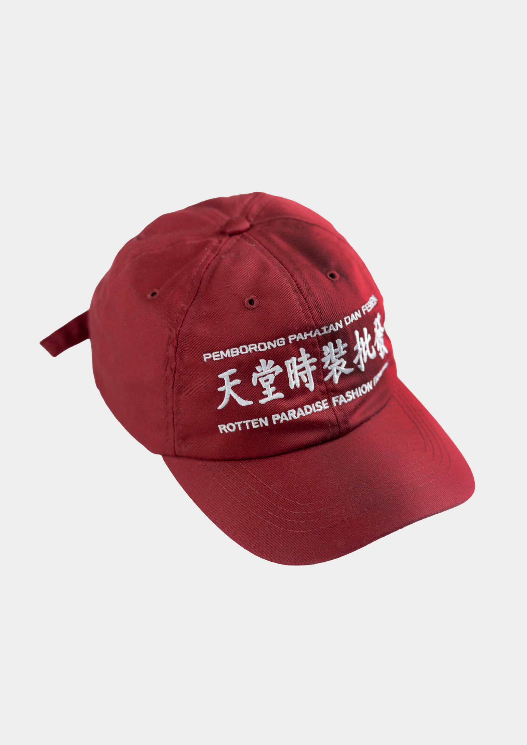 Rotten Paradise Trading Cap Red Fire