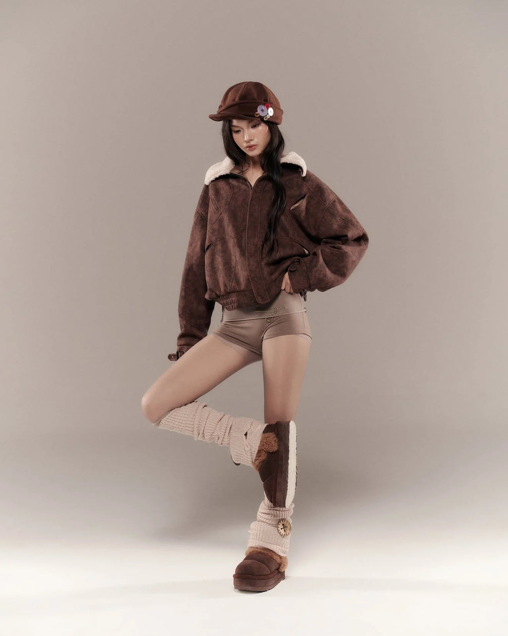 PUNCHY JACKET BROWN