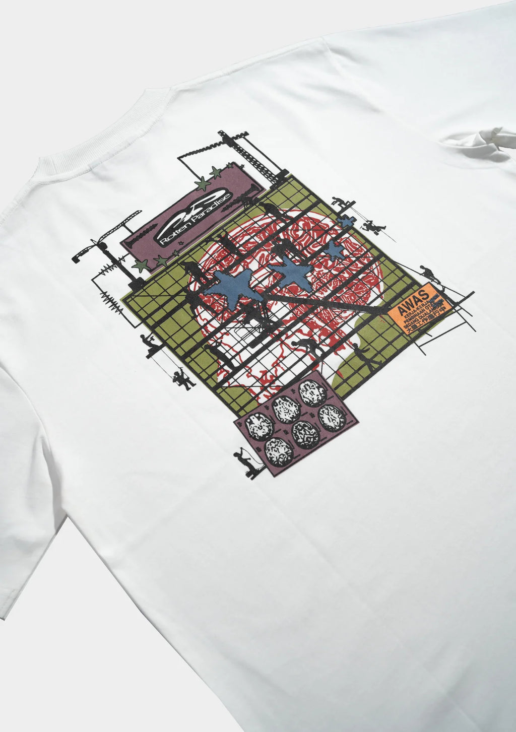WORKING BRAIN TEE WHITE