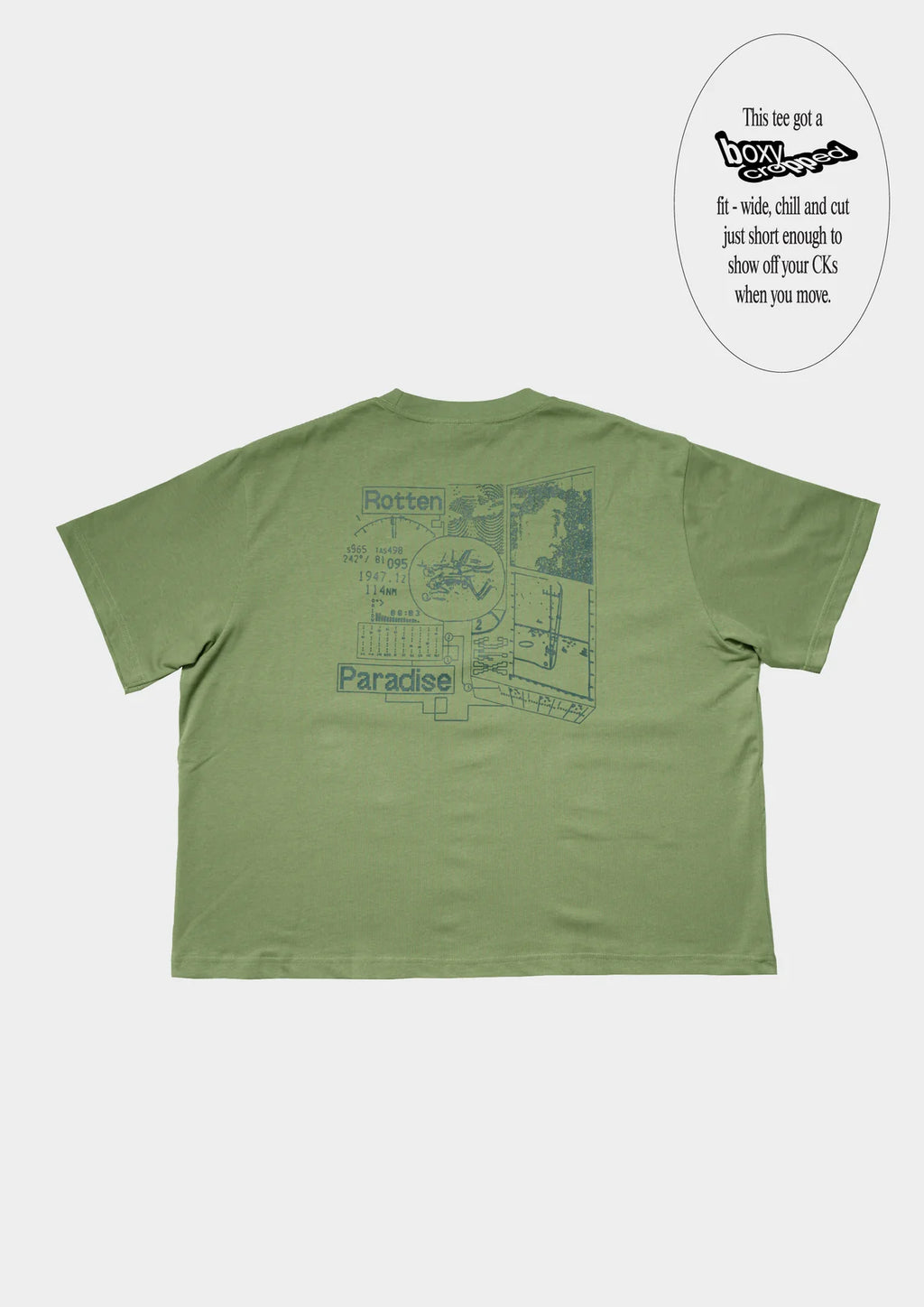 FREQUENCY CROPPED TEE