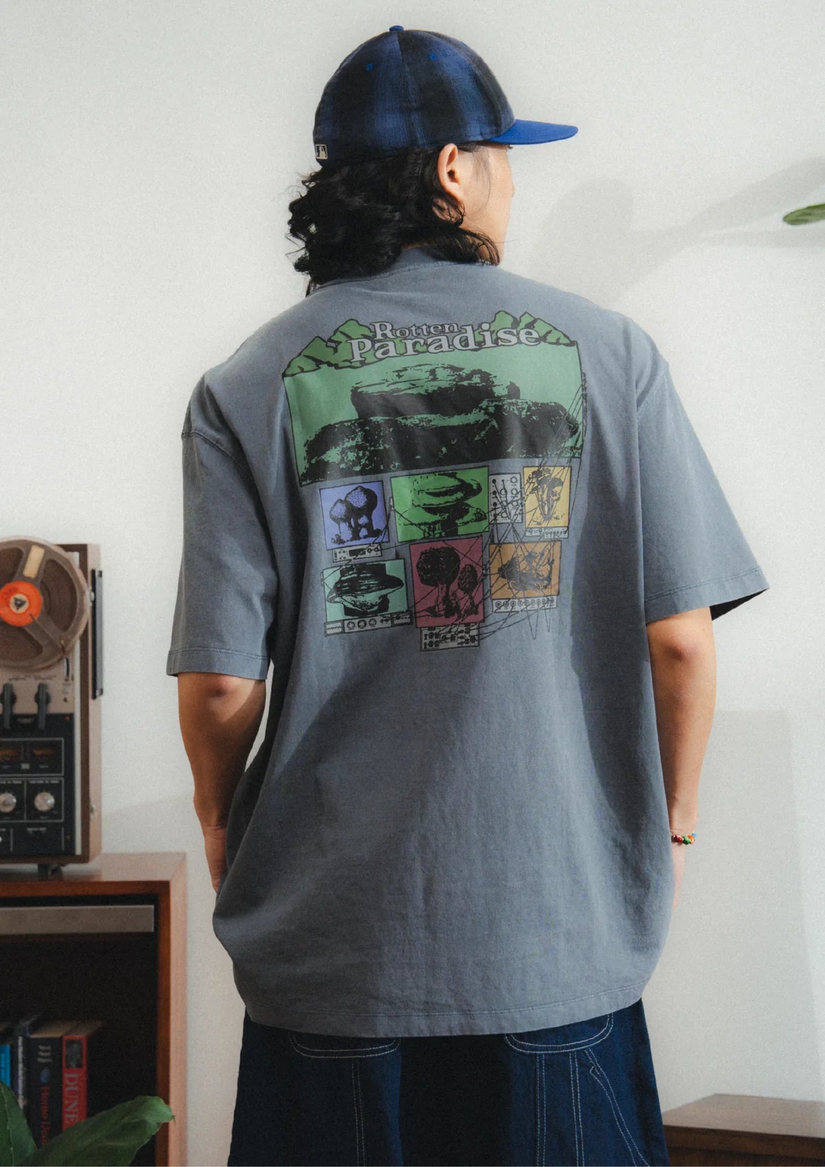 MOUNTAIN TEE WASHED - GREY