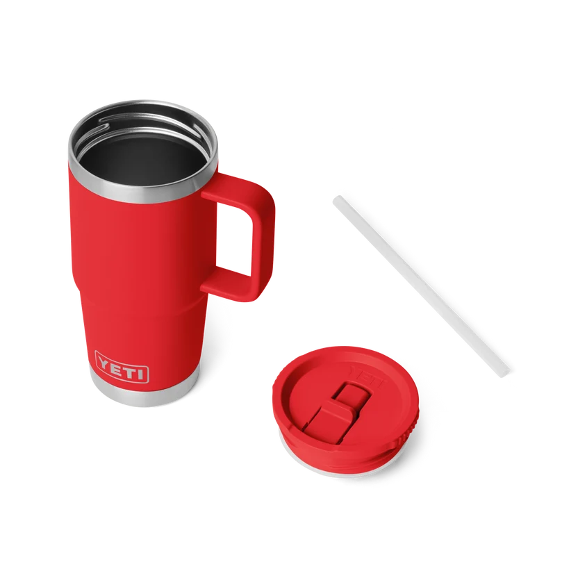RAMBLER 20 OZ TRAVEL STR MUG BLACK