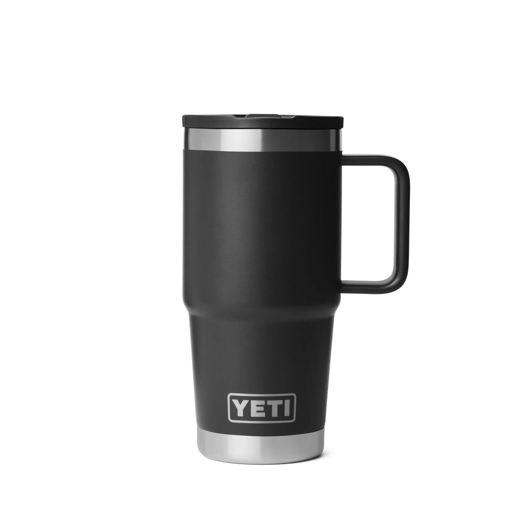 RAMBLER 20 OZ TRAVEL STR MUG BLACK