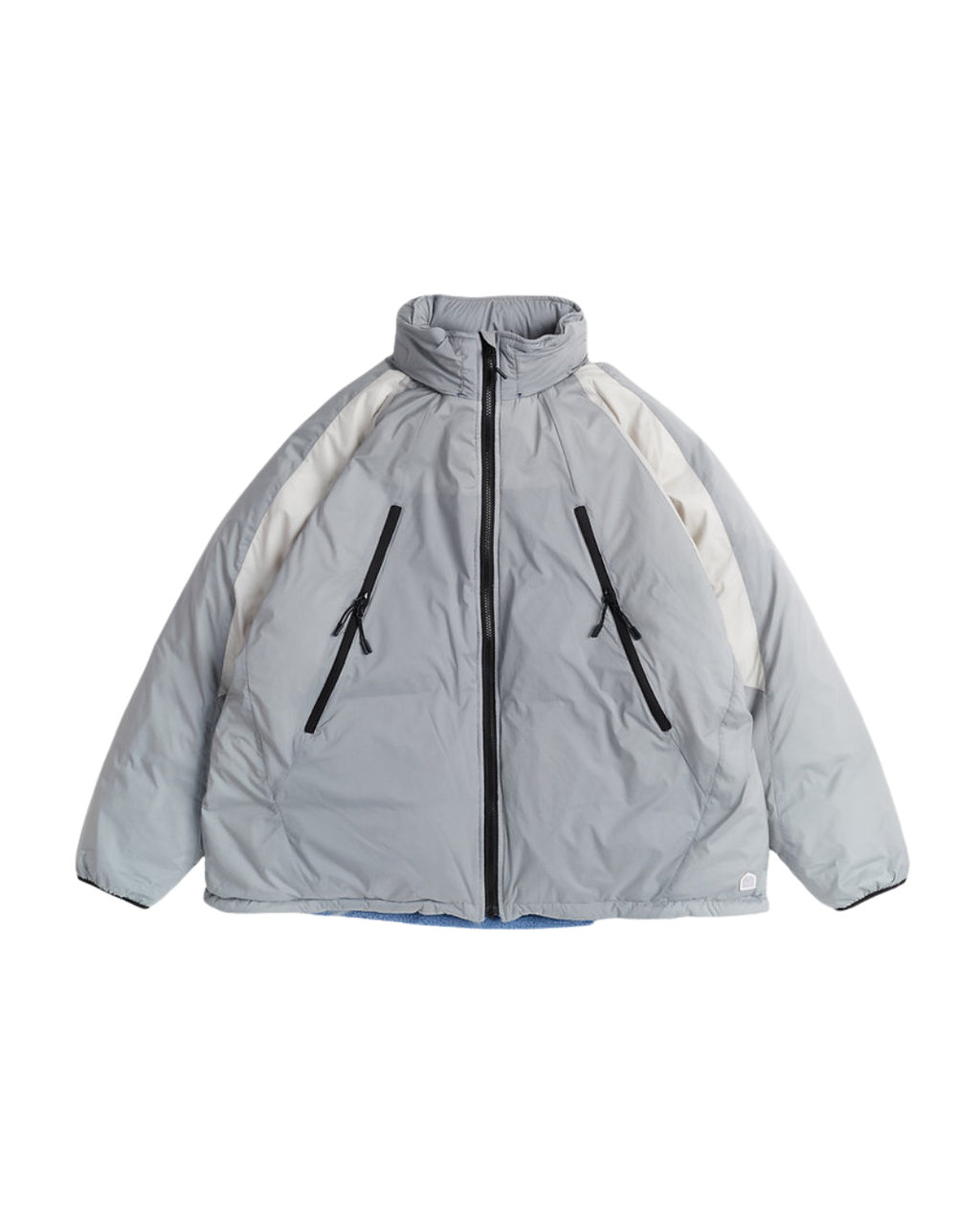 REVERSIBLE ROCKY DOWN JACKET SLATE GREY