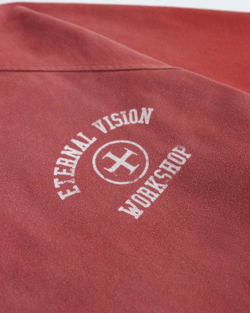 "WORKSHOP” WASHED RAGLAN T-SHIRT