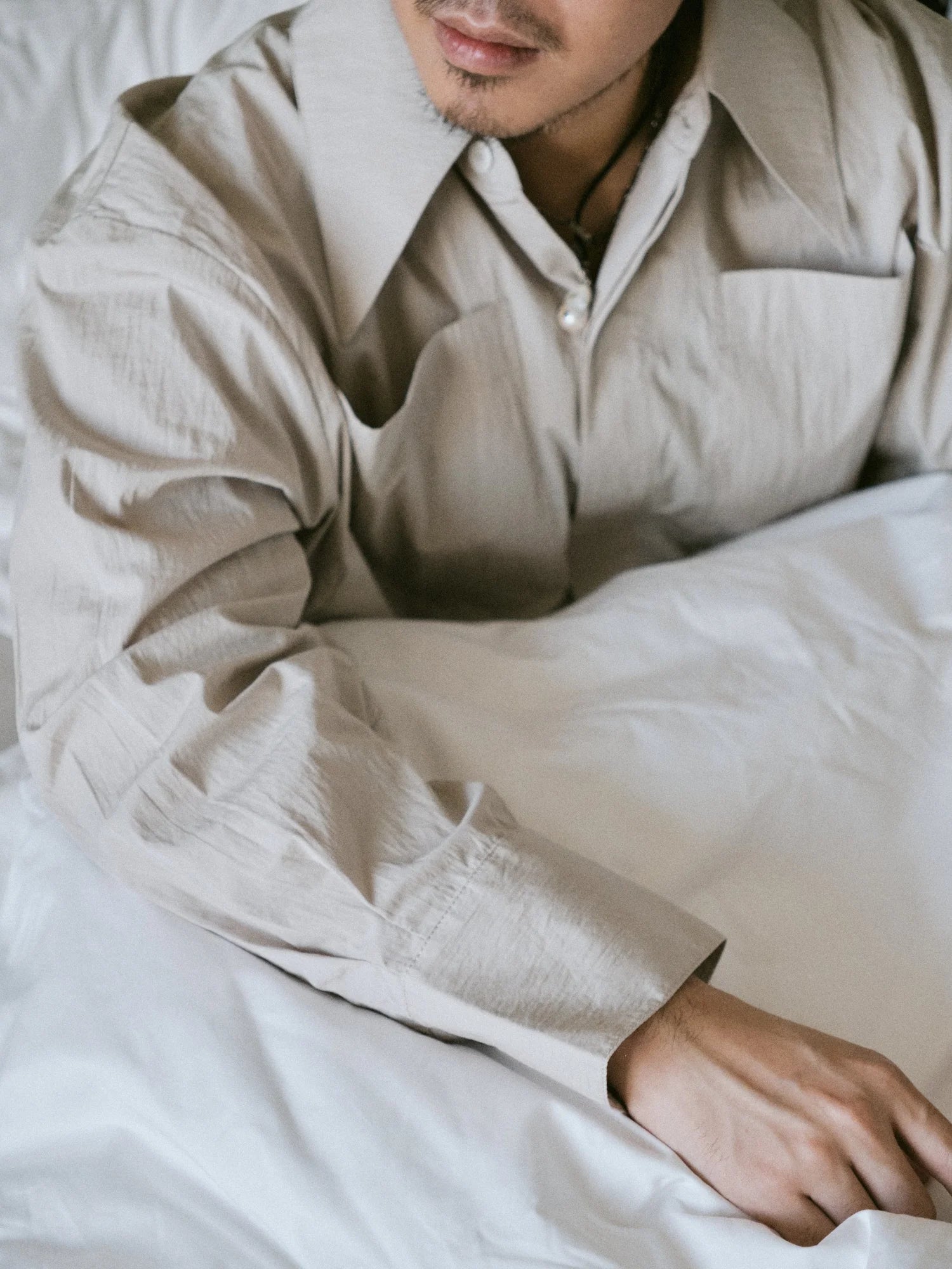 "JONA" OVERSIZED SHIRT GREY