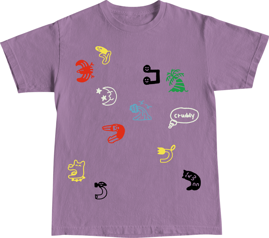 Seeing Things Tee Eggplant