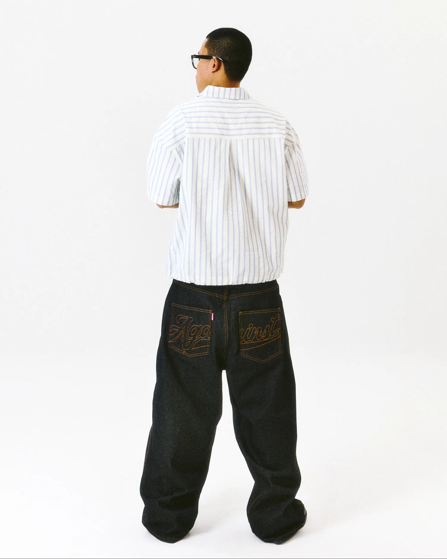 STRIPE STANDARD SHIRT WHITE