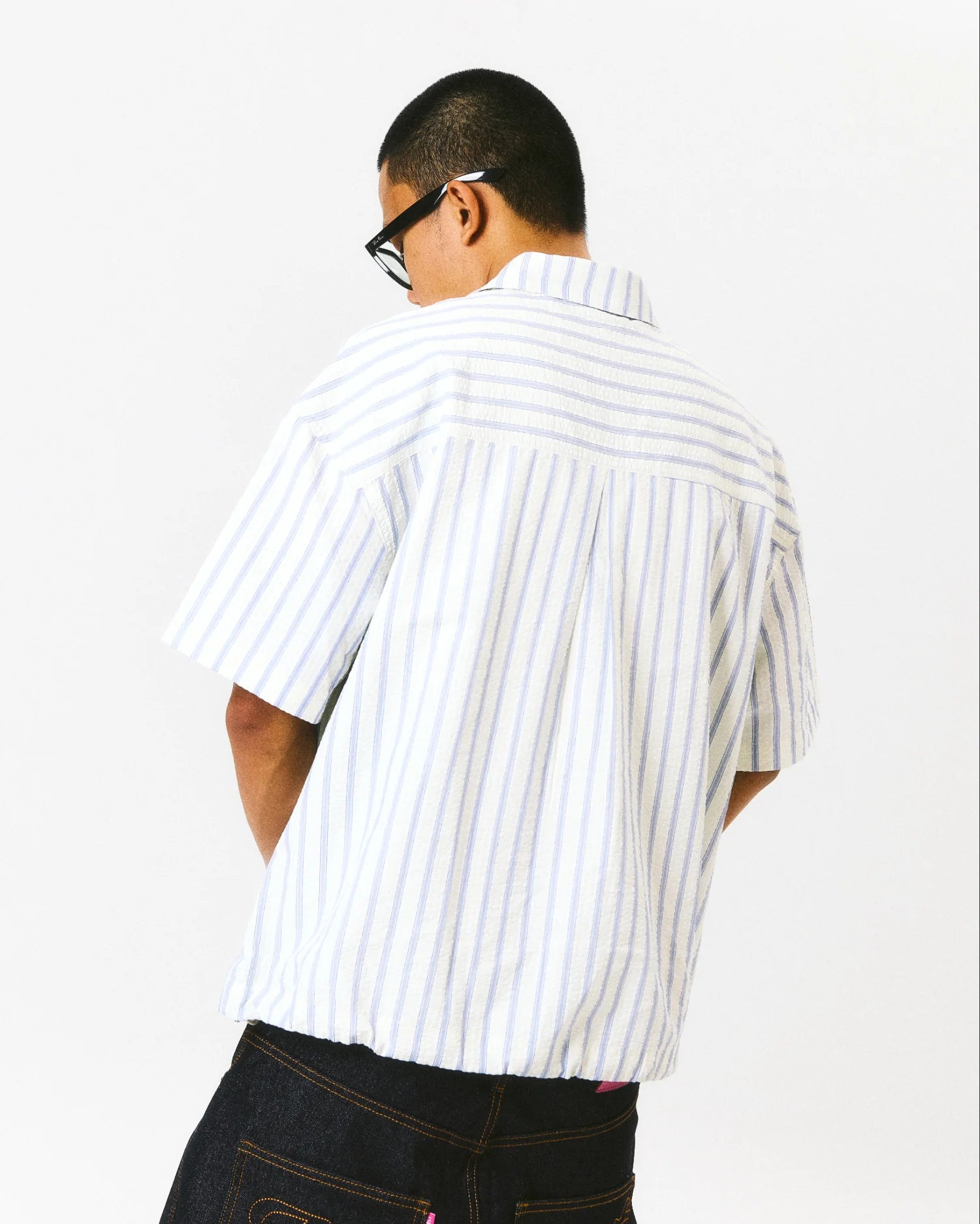 STRIPE STANDARD SHIRT WHITE