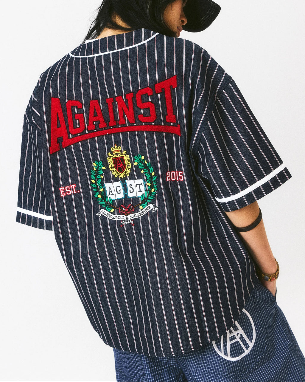 VARSITY BASEBALL DENIM SHIRT