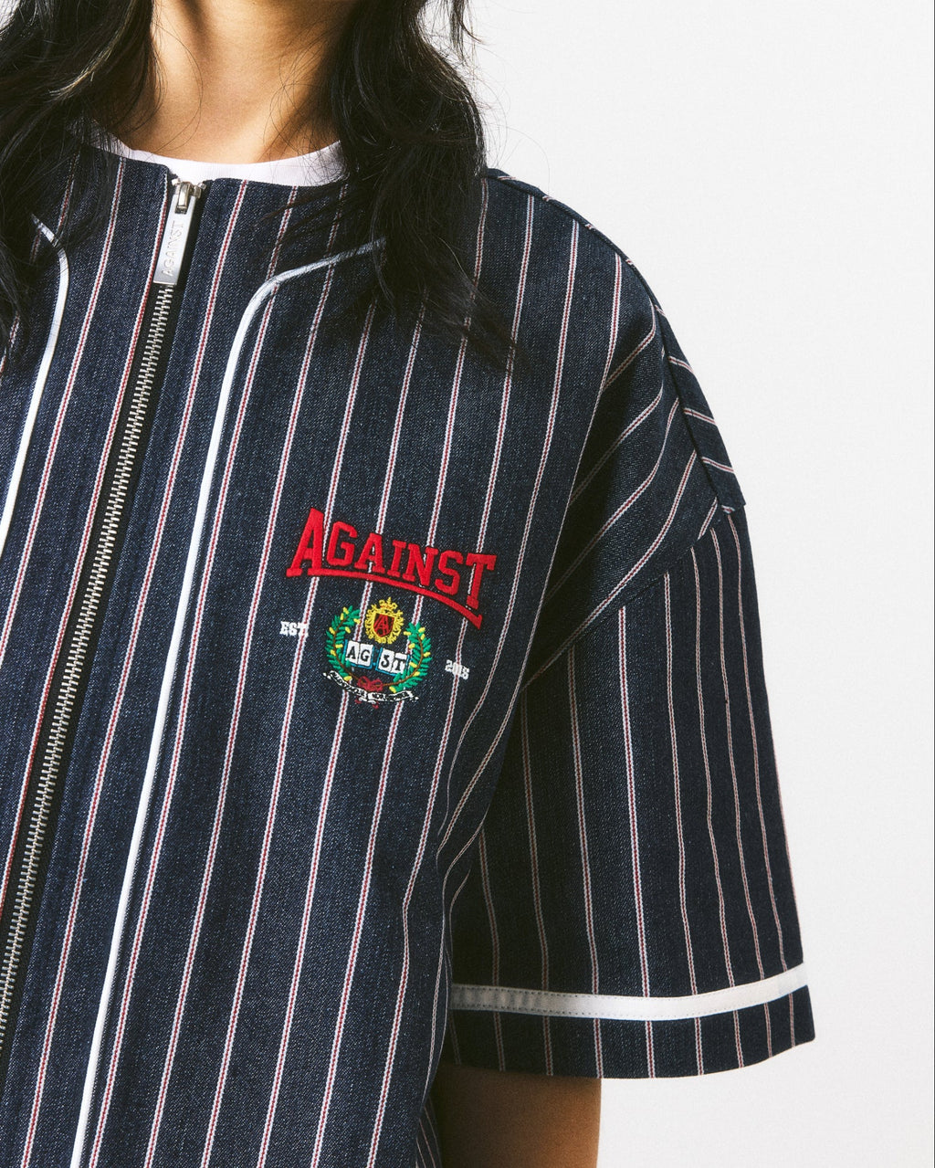 VARSITY BASEBALL DENIM SHIRT