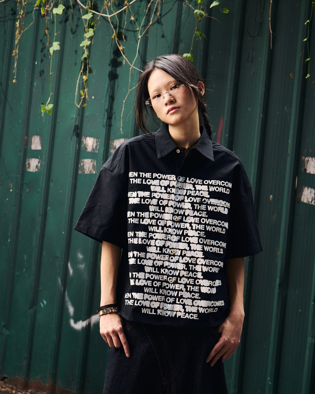 QUOTE CHAPO SHIRT BLACK