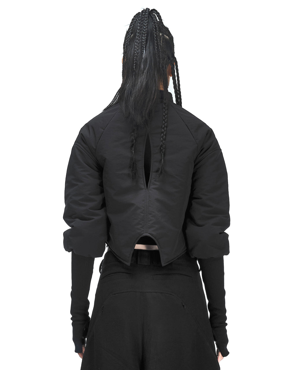 SYNE CROPPED JACKET BLACK