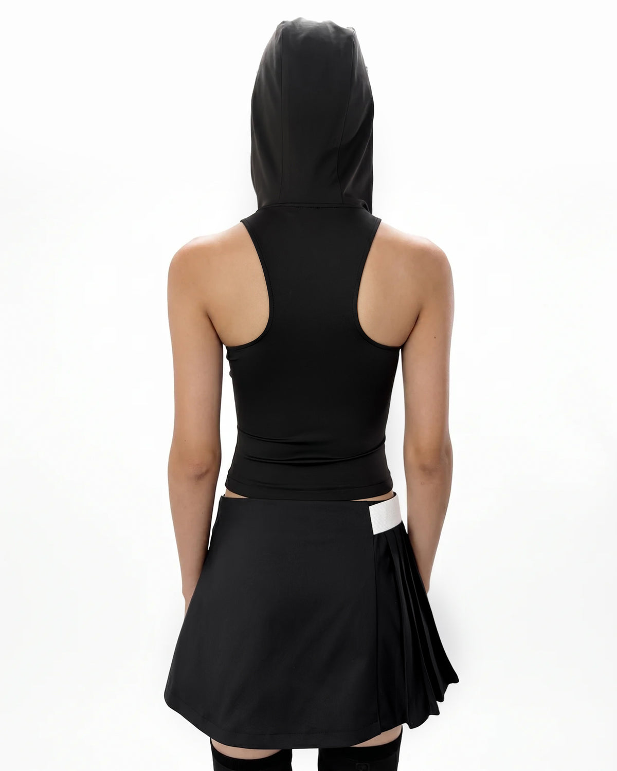 SYN HOODED TANK TOP DARK