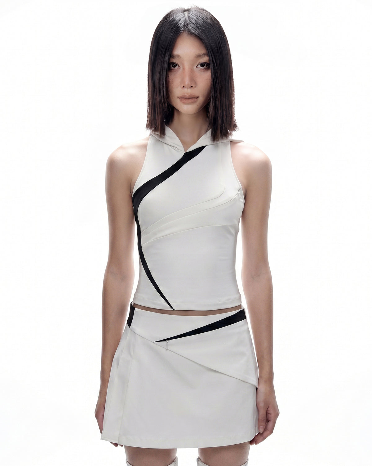 SYN HOODED TANK TOP LIGHT