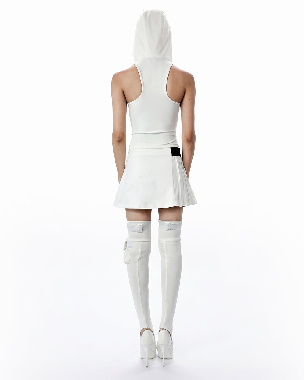 SYN HOODED TANK TOP LIGHT