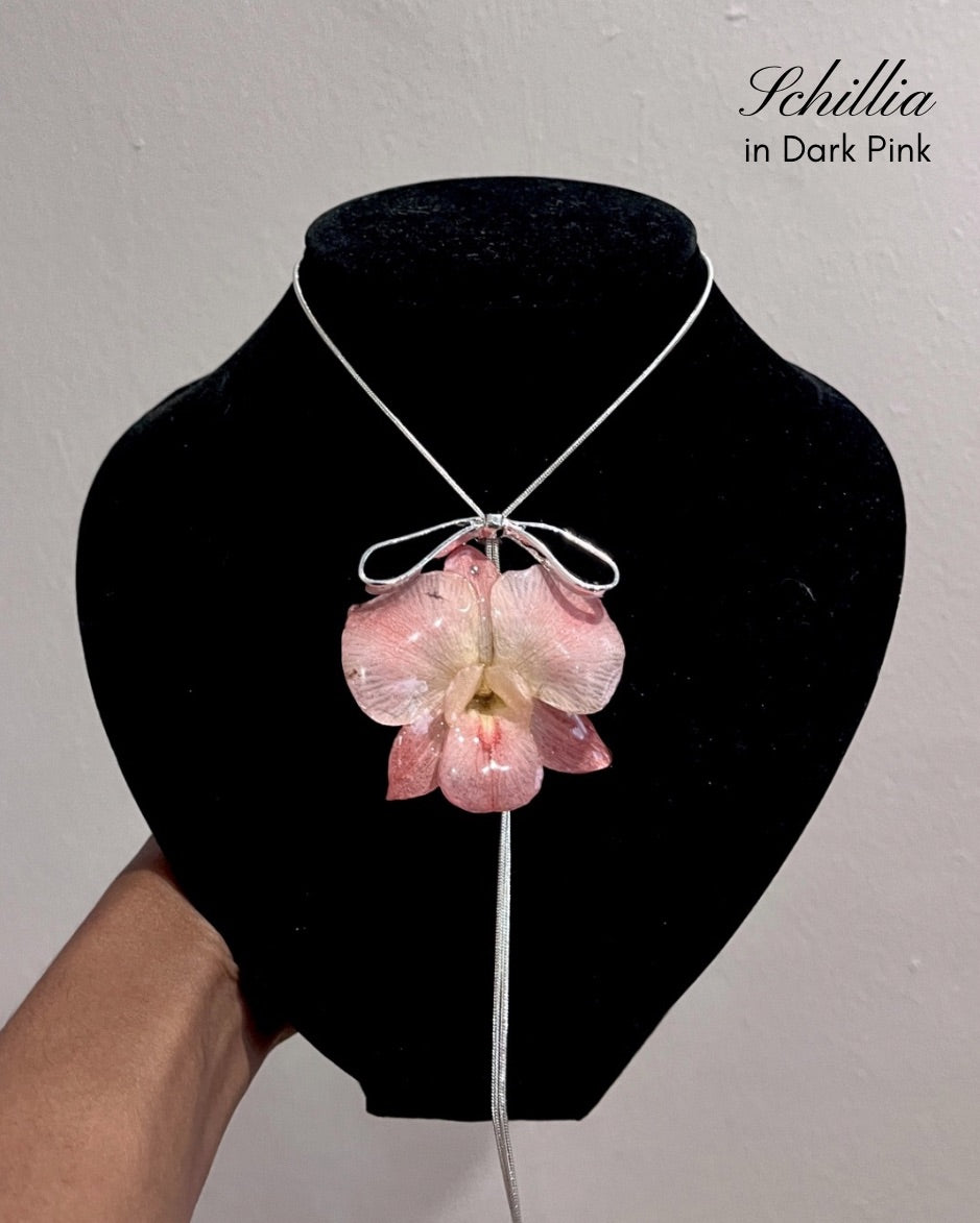 PCHILLIA DARK PINK NECKLACE