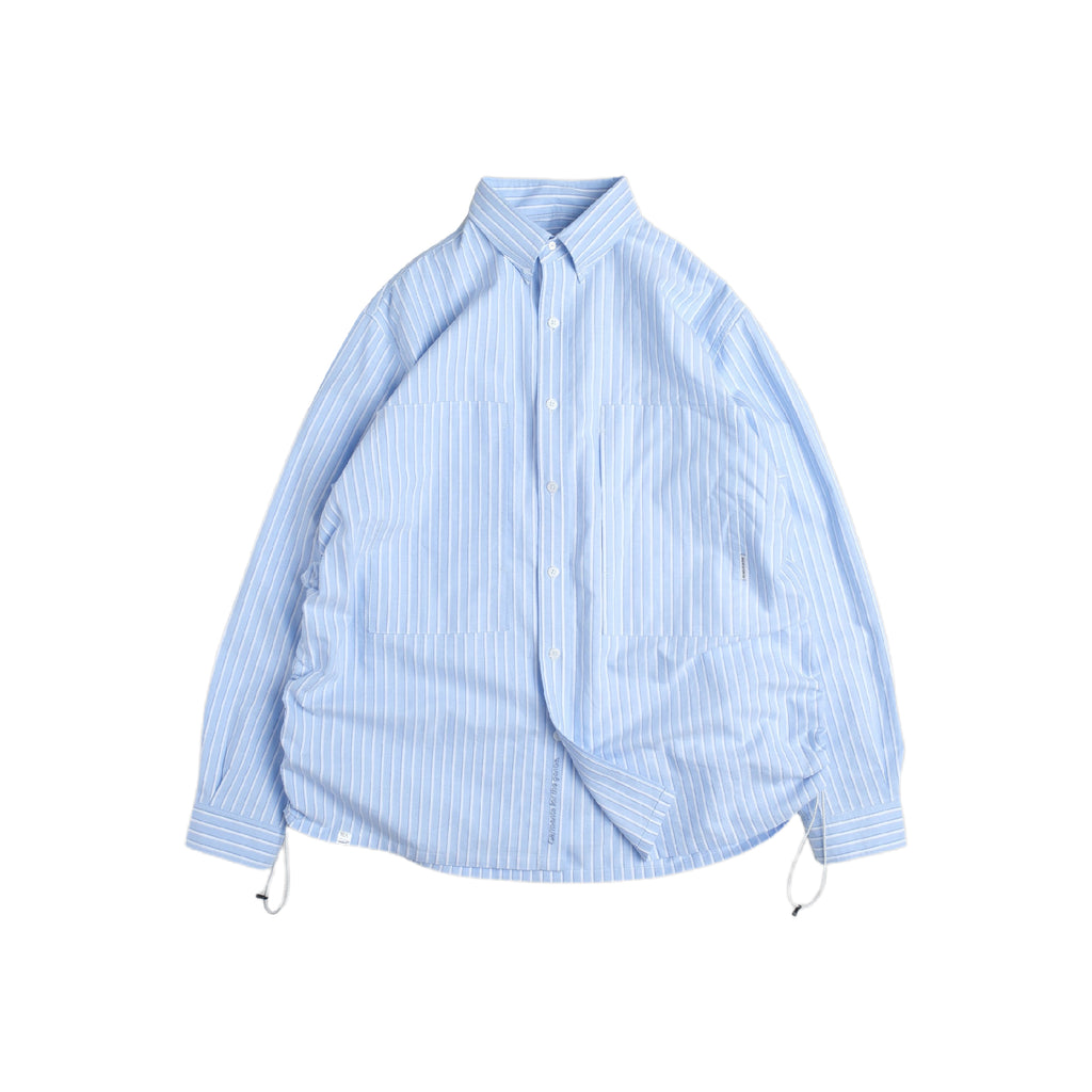 Shuren Stripe Sidepull Shirt / Cotton