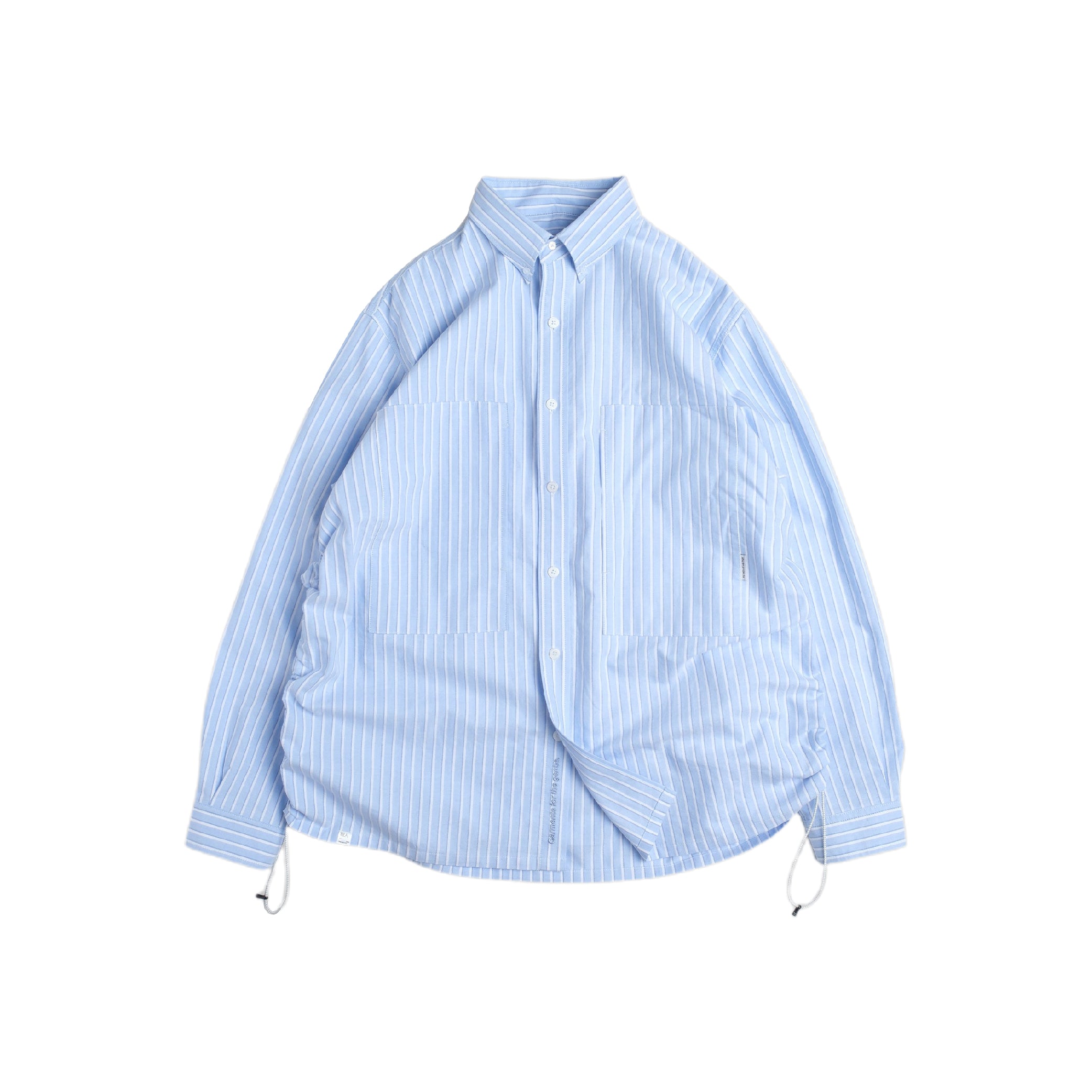 Shuren Stripe Sidepull Shirt / Cotton