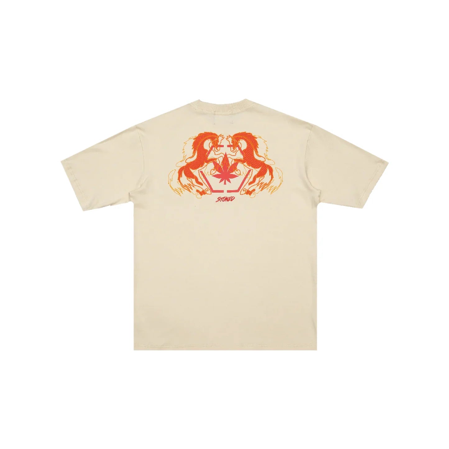 DARK HORSE : TWIN HORSE TEE BEIGE SS26
