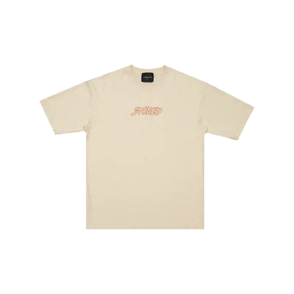 DARK HORSE : TWIN HORSE TEE BEIGE SS26