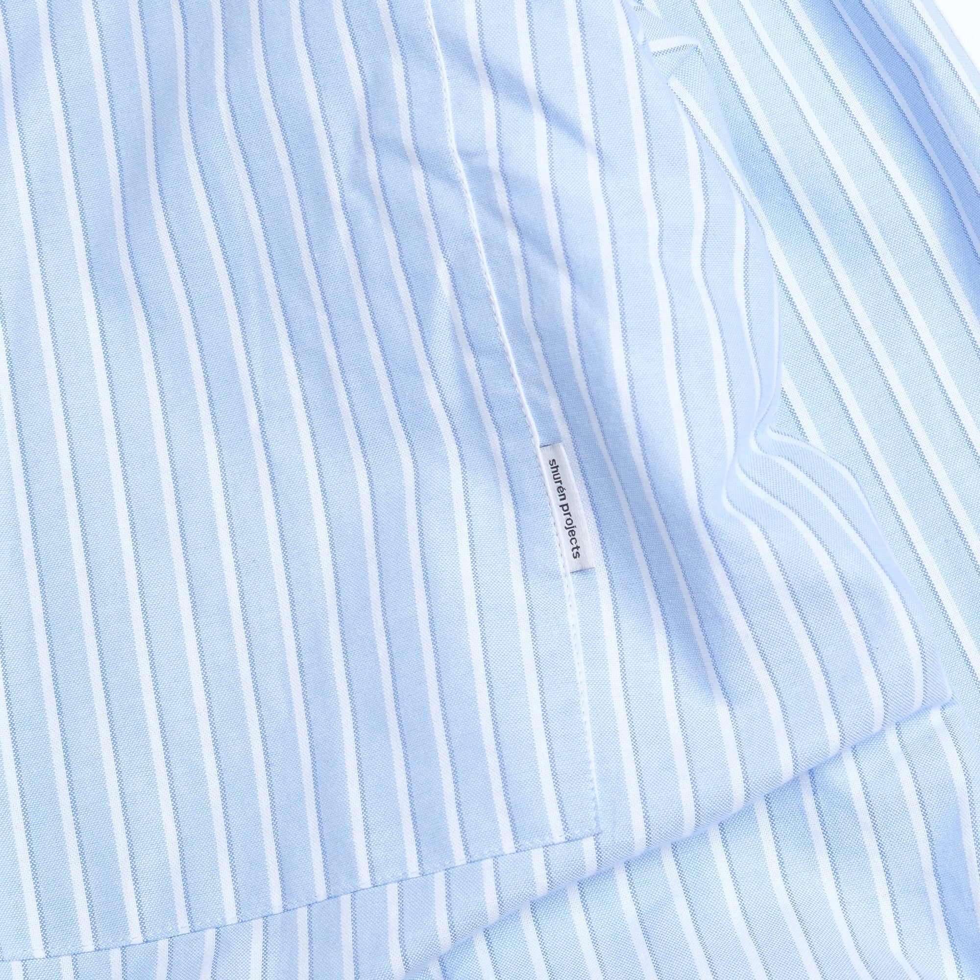 Shuren Stripe Sidepull Shirt / Cotton